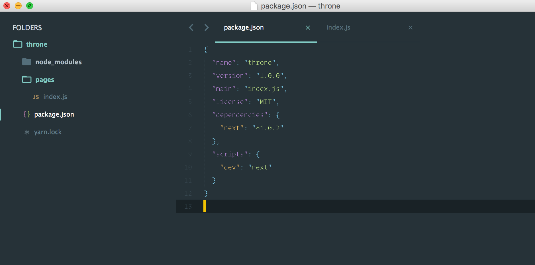 Add Script to package.json