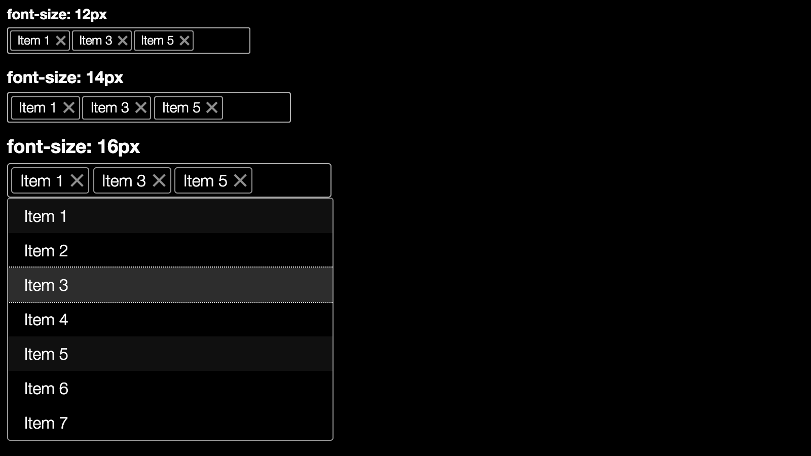 multiselect in high contrast mode