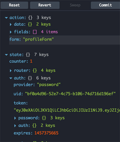 Redux DevTools (View large version)