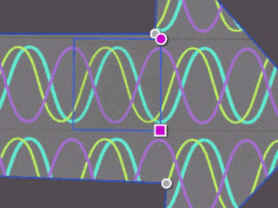 Rotate and position your pattern.