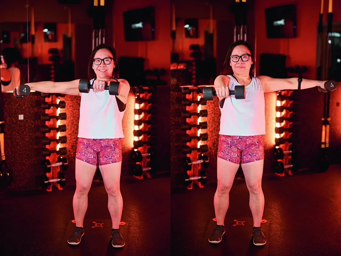 Dumbbell Alternating Lateral Raise