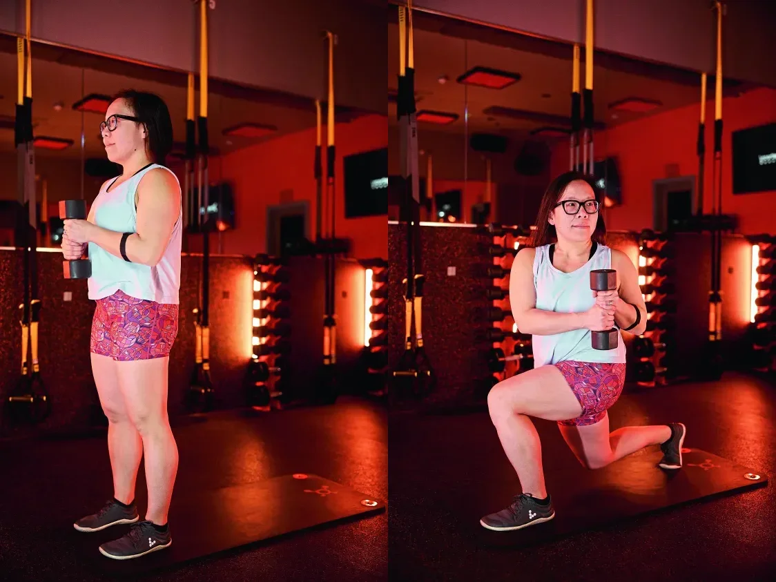 Reverse Lunge to Torso Rotation