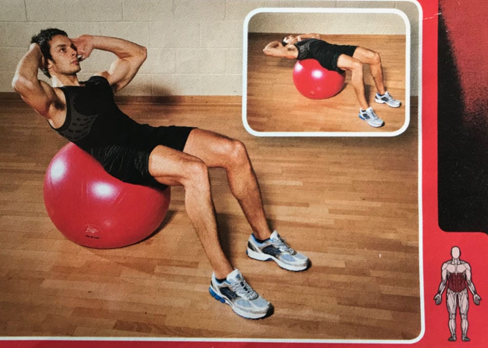 Gym Ball Crunch