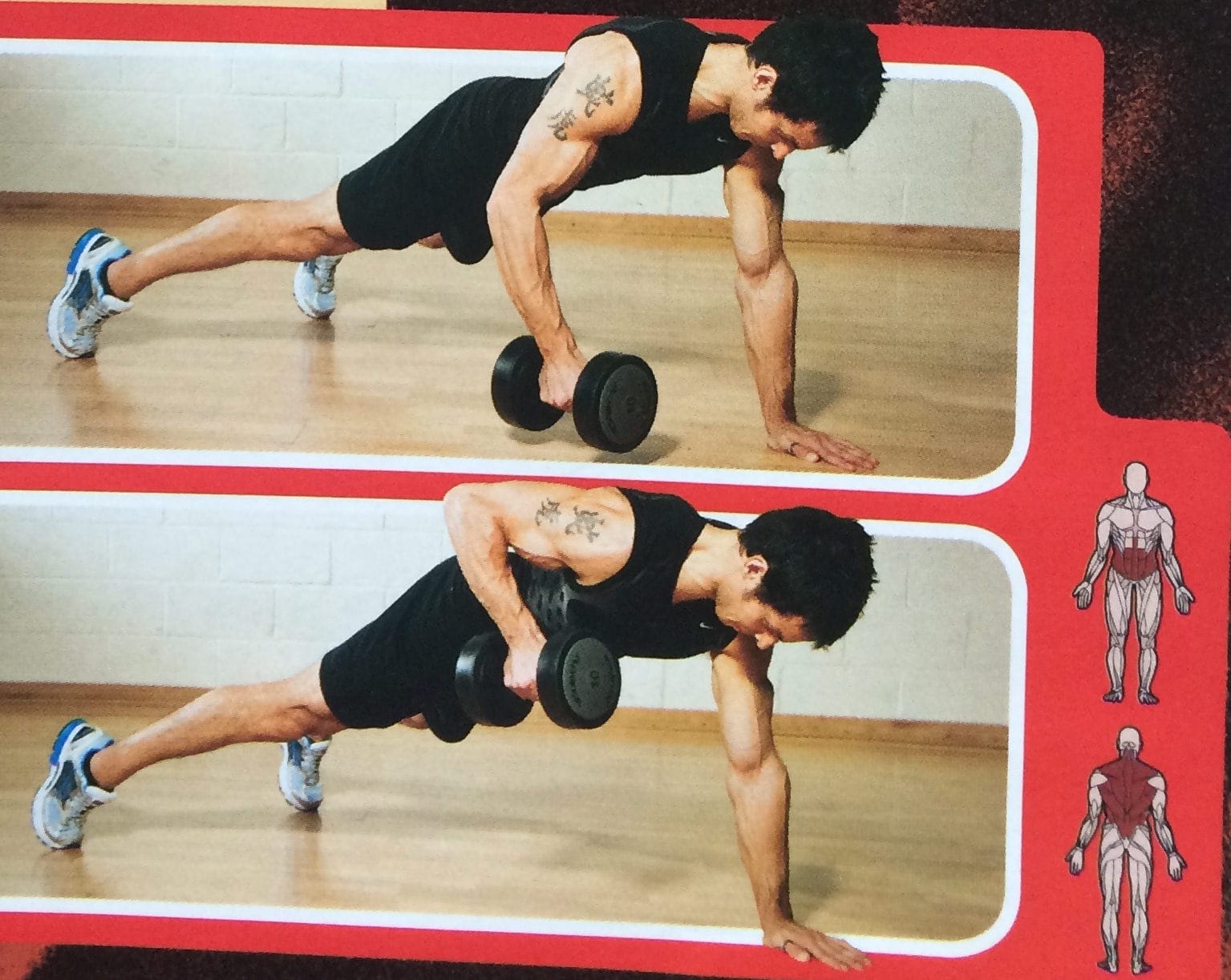 Plank Single-Arm Row