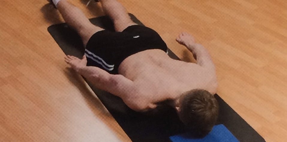 Shoulder blade and neck strengthening Position 2