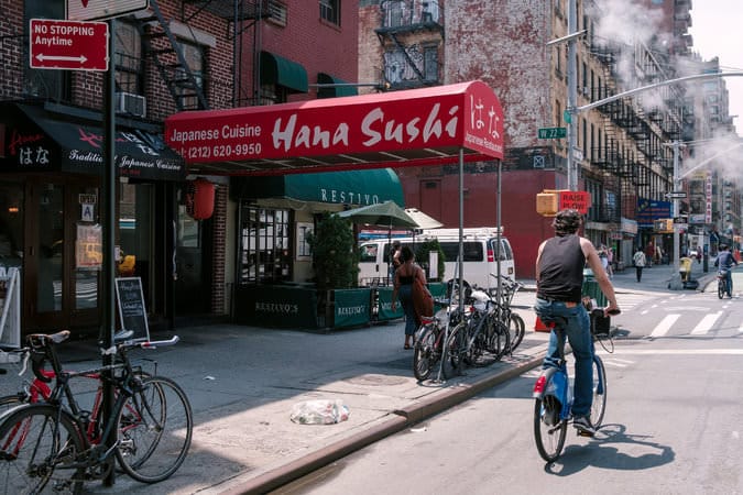 Hana Sushi at 211 7th Avenue in Manhattan. Vincent Tullo for The New York Times