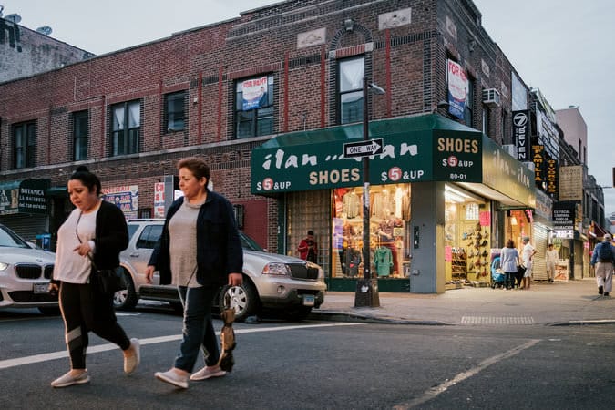 Ilan Shoes at 80-01 Roosevelt Avenue in Queens. Vincent Tullo for The New York Times